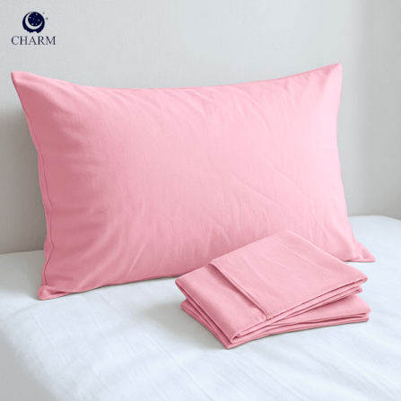 ปลอกหมอนหนุน CHARM CLASSIC ขนาด 20 X 30 นิ้ว สี FLAMINGO PINK_7